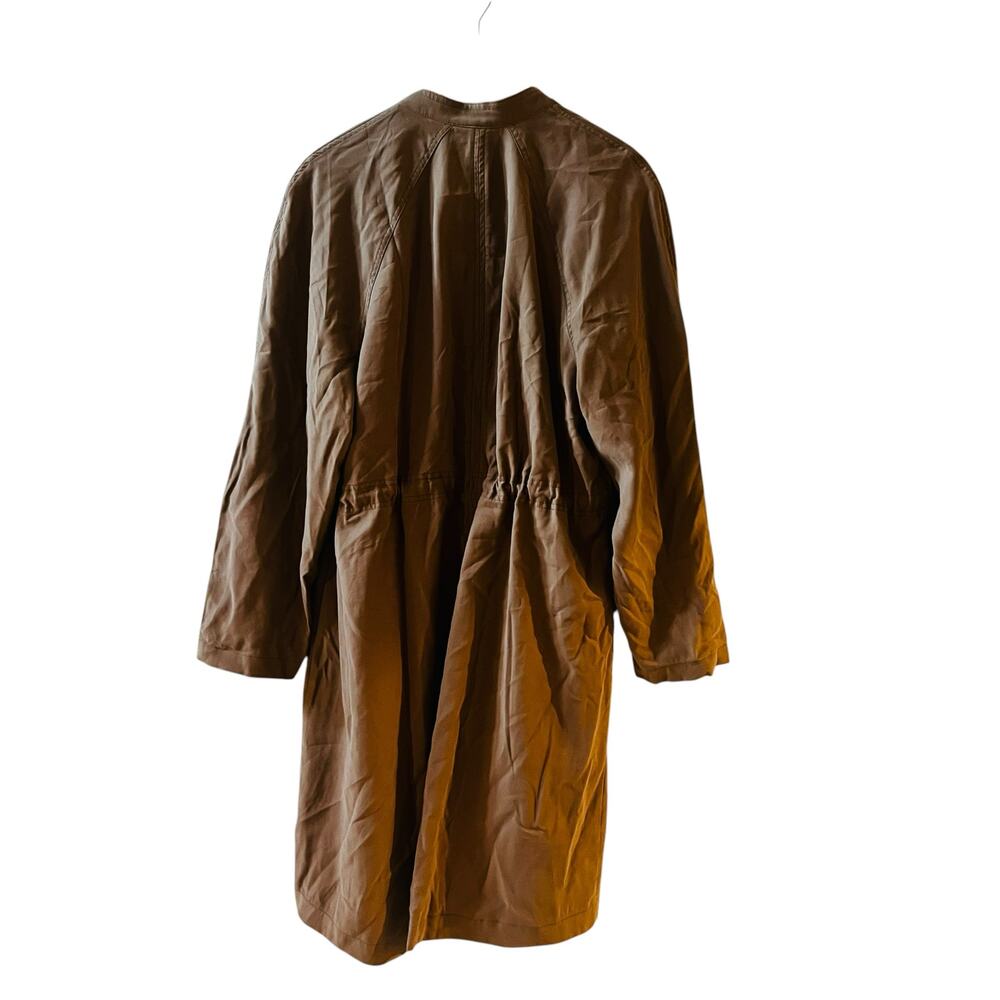 Lane Bryant Open Front Long Jacket Size 16 NWT Brown - Picture 3 of 8